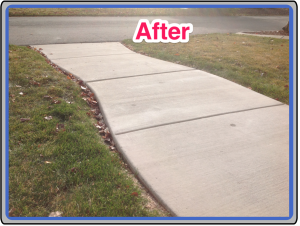 sidewalk concrete repair