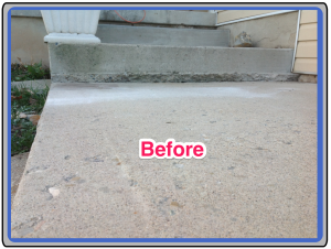 concrete sidewalk lifting repair